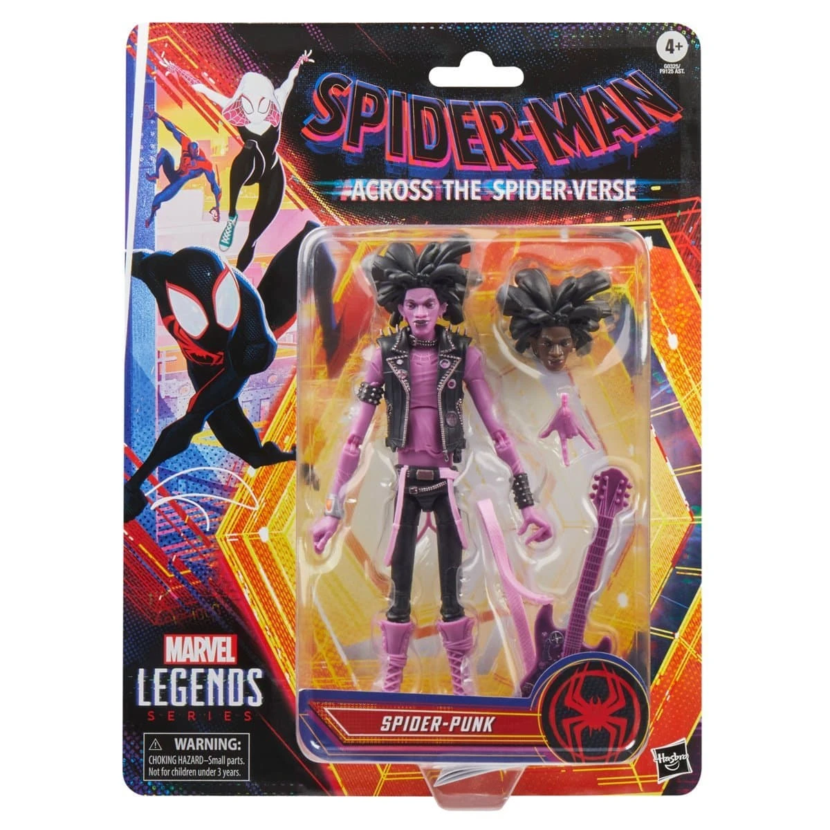 Hasbro SPIDER-PUNK SPIDER-MAN ACROSS THE SPIDER-VERSE MARVEL LEGENDS SERIES 3 Hasbro SPIDER-PUNK SPIDER-MAN ACROSS THE SPIDER-VERSE MARVEL LEGENDS SERIES