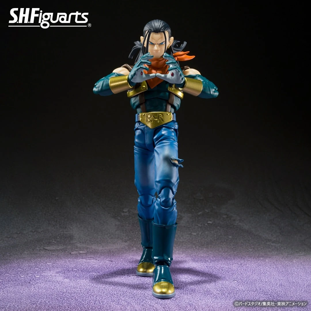 SUPER ANDROID 17 DRAGON BALL GT SH FIGUARTS 4 SUPER ANDROID 17 DRAGON BALL GT SH FIGUARTS - Imagen 2