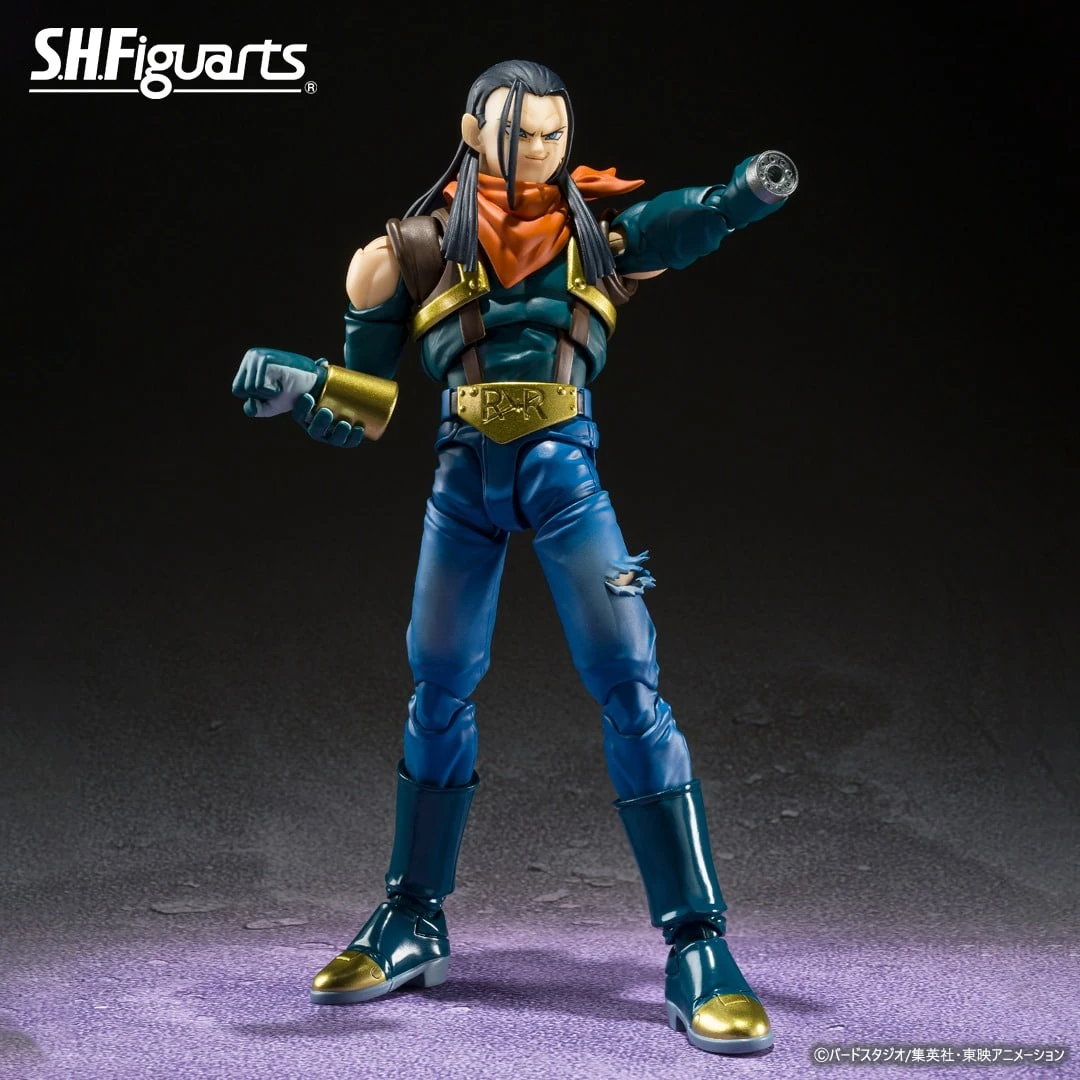 SUPER ANDROID 17 DRAGON BALL GT SH FIGUARTS 6 SUPER ANDROID 17 DRAGON BALL GT SH FIGUARTS - Imagen 4