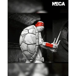 NECA THE FIRST TURTLES BLACK & WHITE VERSION TEENAGE MUTANT NINJA TURTLES MIRAGE COMICS -Frikanime Ventas THE FIRST TURTLES BLACK WHITE VERSION TEENAGE MUTANT NINJA TURTLES MIRAGE COMICS 12