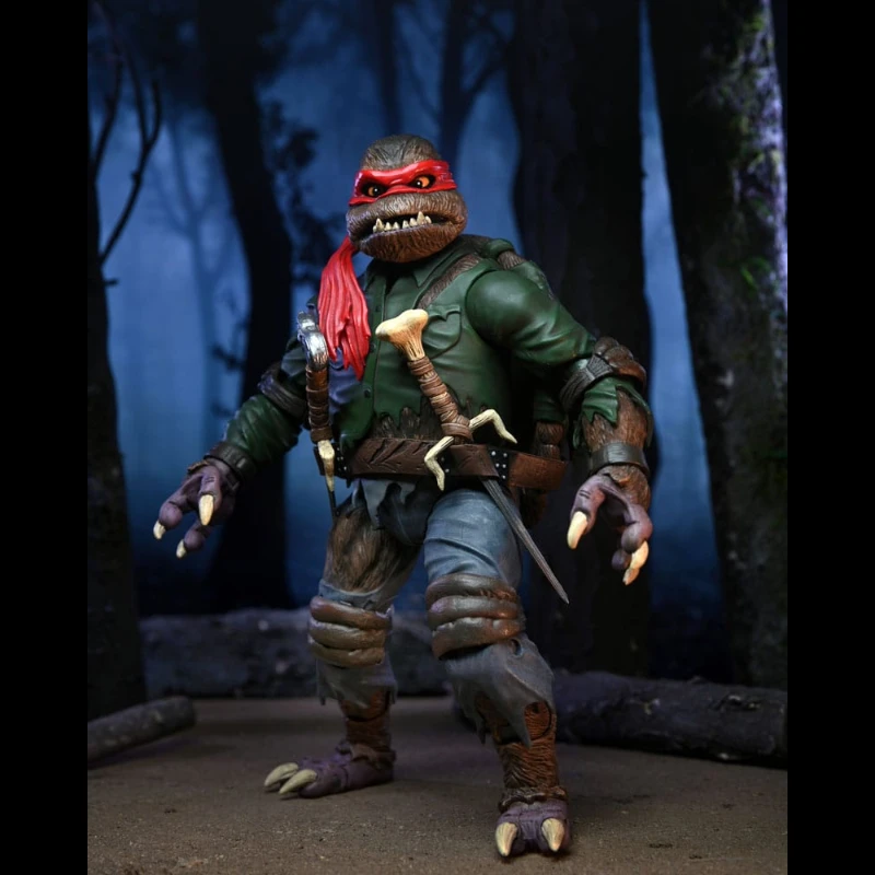 NECA RAPHAEL AS THE WOLFMAN UNIVERSAL MONSTERS X TMNT 8 NECA RAPHAEL AS THE WOLFMAN UNIVERSAL MONSTERS X TMNT - Imagen 6