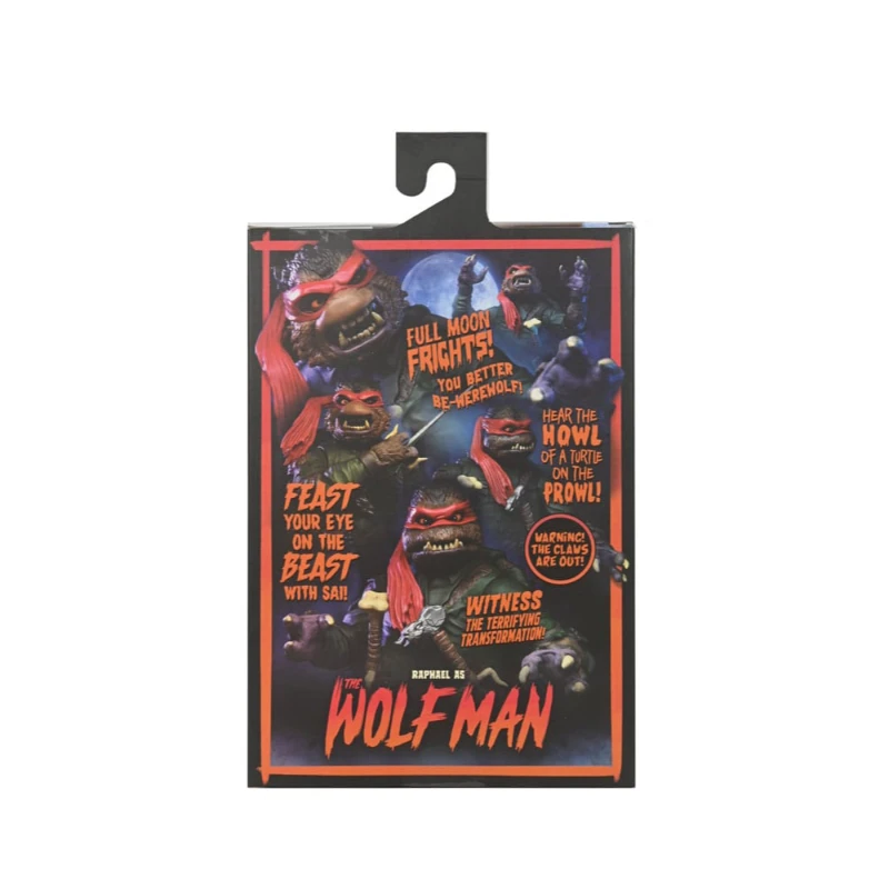 NECA RAPHAEL AS THE WOLFMAN UNIVERSAL MONSTERS X TMNT 18 NECA RAPHAEL AS THE WOLFMAN UNIVERSAL MONSTERS X TMNT - Imagen 16