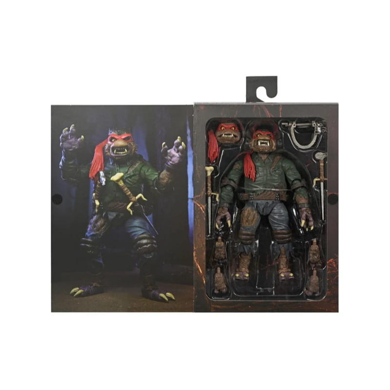 NECA RAPHAEL AS THE WOLFMAN UNIVERSAL MONSTERS X TMNT 14 NECA RAPHAEL AS THE WOLFMAN UNIVERSAL MONSTERS X TMNT - Imagen 12