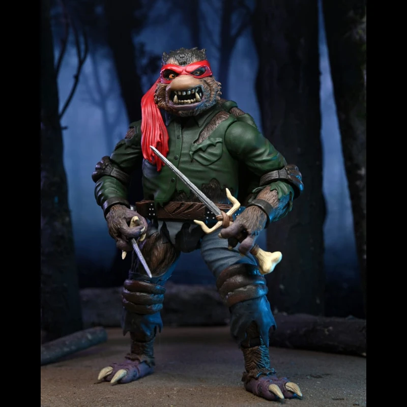 NECA RAPHAEL AS THE WOLFMAN UNIVERSAL MONSTERS X TMNT 4 NECA RAPHAEL AS THE WOLFMAN UNIVERSAL MONSTERS X TMNT - Imagen 2