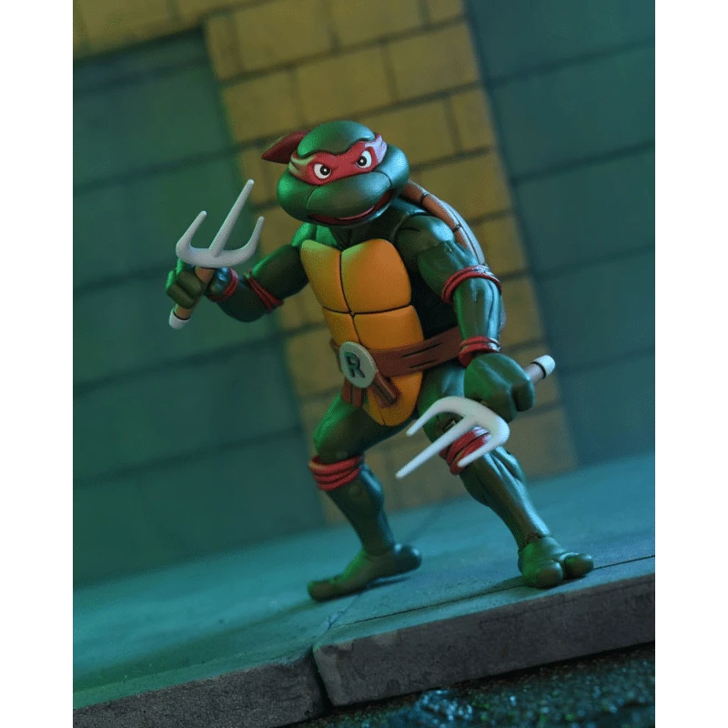 NECA ULTIMATE RAPHAEL VHS TMNT CARTOON 3 NECA ULTIMATE RAPHAEL VHS TMNT CARTOON