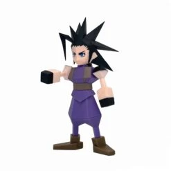 Square Enix ZACK FAIR FINAL FANTASY VII POLYGON SOFT VINYL -Frikanime Ventas ZACK FAIR FINAL FANTASY VII POLYGON SOFT VINYL 5