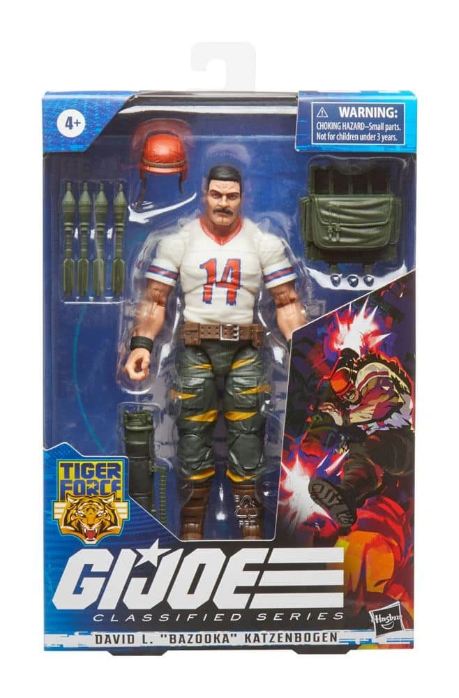 Hasbro G.I. Joe Classified Series Figura 2023 Tiger Force: David L. Bazooka Katzenbogen 15 Cm 4 Hasbro G.I. Joe Classified Series Figura 2023 Tiger Force: David L. Bazooka Katzenbogen 15 Cm - Imagen 2