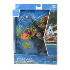 Avatar: El Sentido Del Agua Figuras Deluxe Large Jake Sully & Skimwing